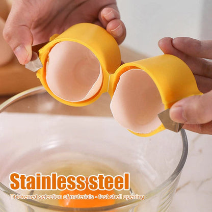 Ovella™ - Cleanly Cracks Eggs With Ergonomic Grip
