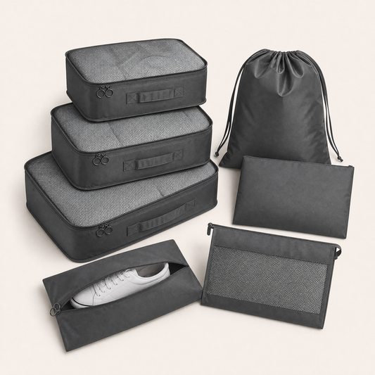 7-Piece Travel Packing Cube Organizer Set