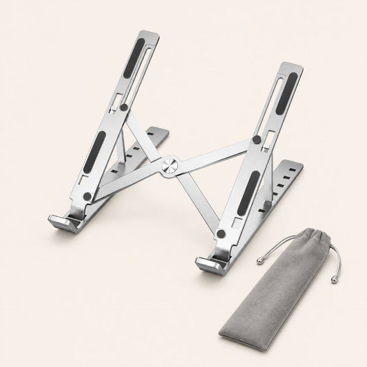 6-Angle Adjustable Foldable Aluminum Laptop Stand