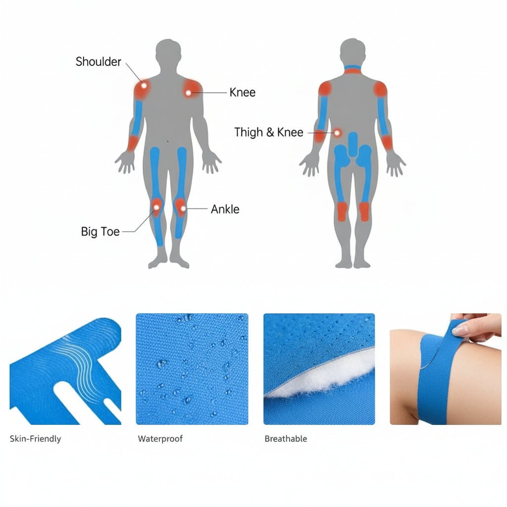 Knevia™ - Precut Strips for Active Knee Support