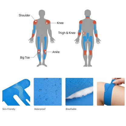 Knevia™ - Precut Strips for Active Knee Support