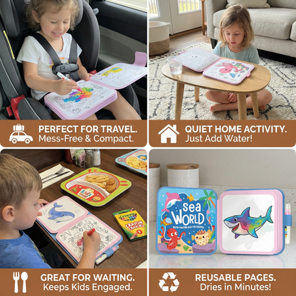 Aquora™ - Reusable Water Coloring Fun for Young Children