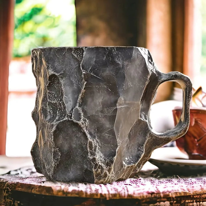 Lythos™ - Handcrafted Mineral Mug For Longer-Lasting Warmth