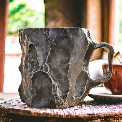 Lythos™ - Handcrafted Mineral Mug For Longer-Lasting Warmth