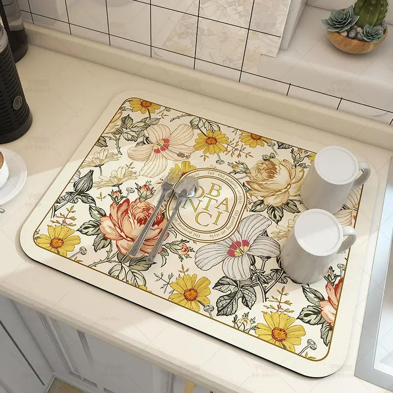 Absora™ - Fast-Drying Counter Mat for Wet Dishes