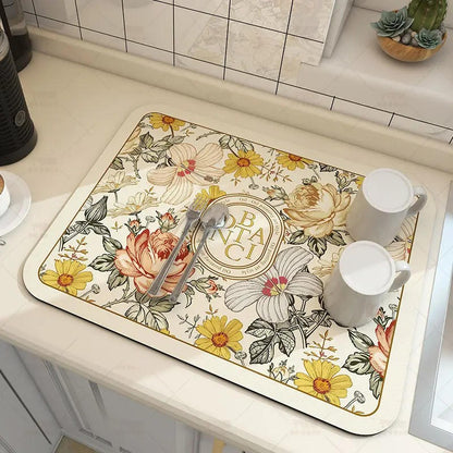 Absora™ - Fast-Drying Counter Mat for Wet Dishes