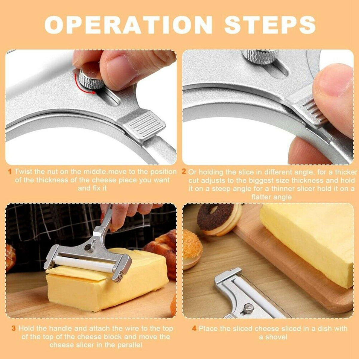 Vella™ - Precision slicing for neat cheese presentation