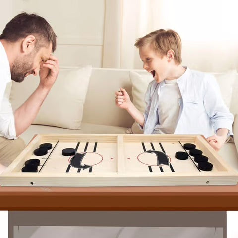 Glideo™ - Fast Two-Player Wooden Target Game