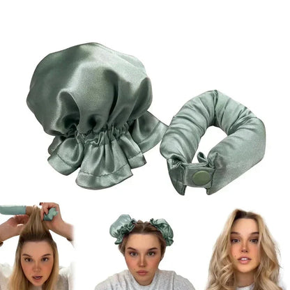 Sereen™ - Overnight Satin Rollers for Gentle No-Heat Waves