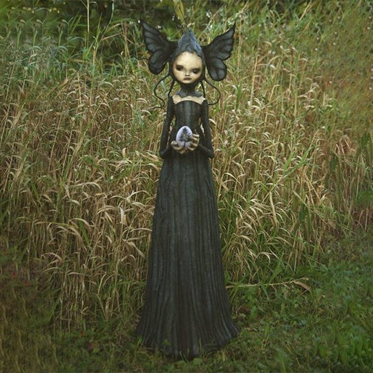 Noctiva™ - Detailed Gothic Witch Accent for Shelves