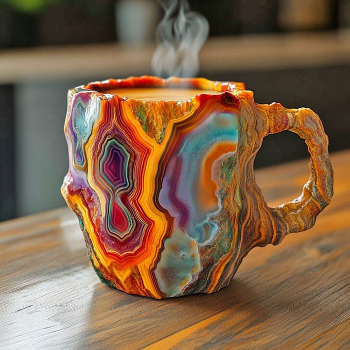 Lythos™ - Handcrafted Mineral Mug For Longer-Lasting Warmth
