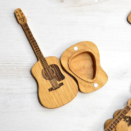 Luthen™ - Personalized Oak Keepsake For Guitar Players