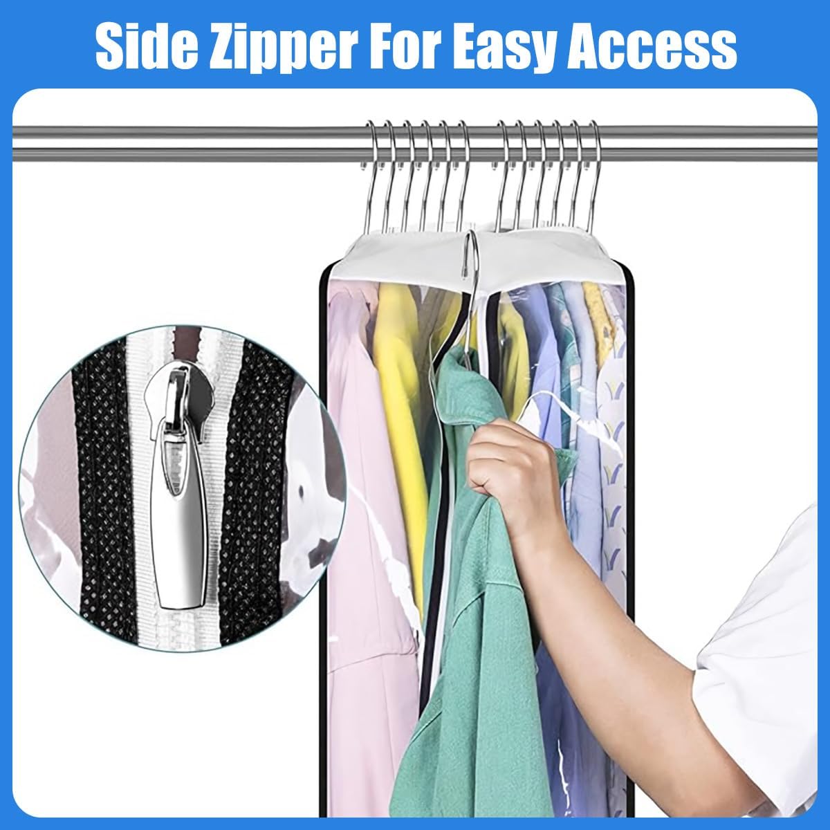 Veilux™ - Clear Protection For Hanging Wardrobe