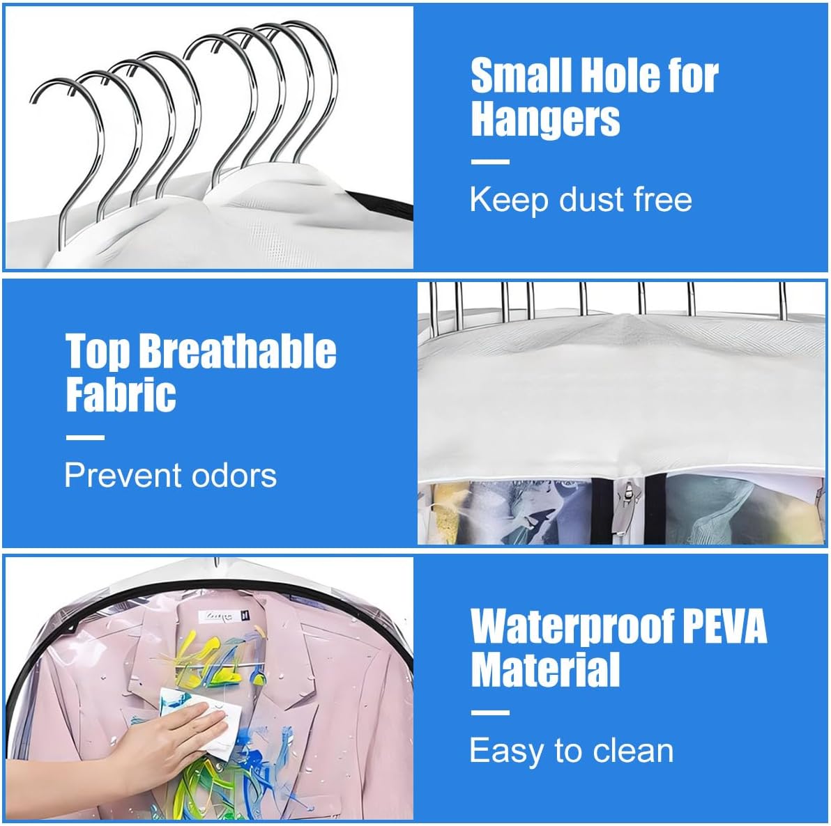 Veilux™ - Clear Protection For Hanging Wardrobe