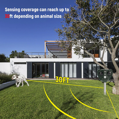 Aviaro™ - Quiet Solar Deterrent for Garden Areas