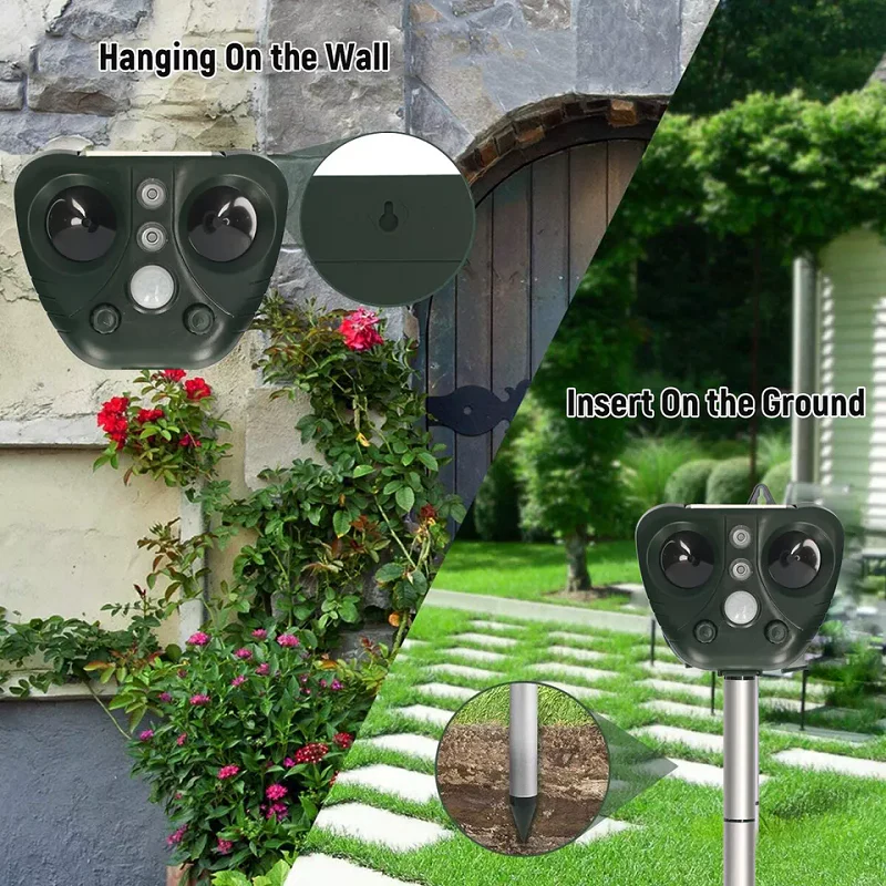 Aviaro™ - Quiet Solar Deterrent for Garden Areas