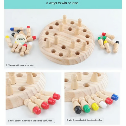 Memori™ - Colorful Wooden Memory Game For Family Play
