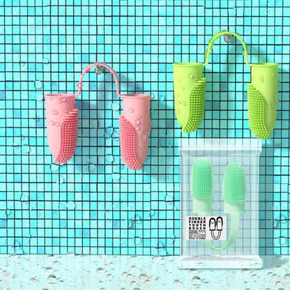 Velori™ - Gentle Two-Finger Brush For Pet Teeth