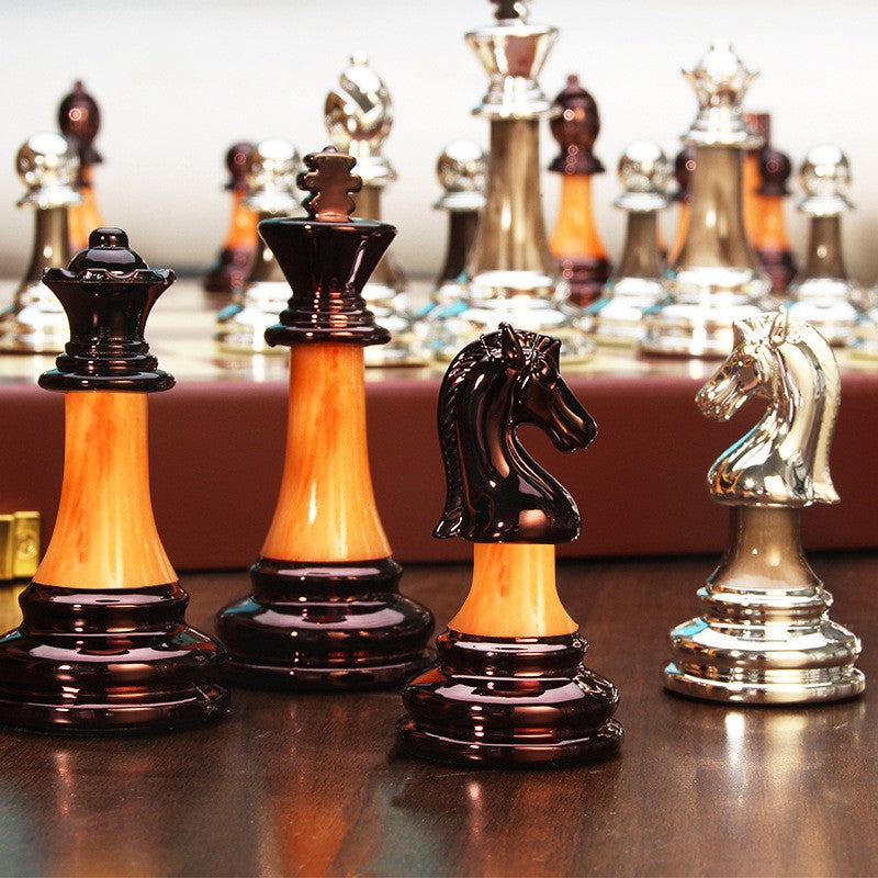 Marven™ - Hand-Weighted Chess Set for Elegant Play