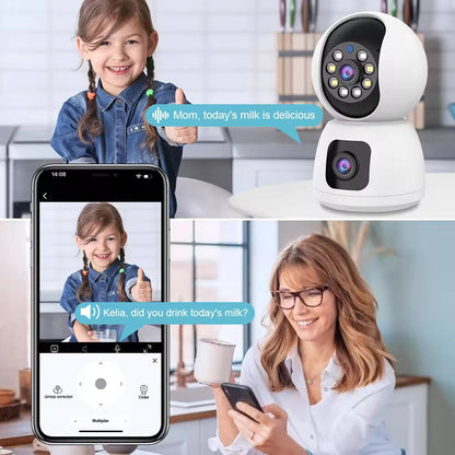 Virel™ - Discreet Home Monitoring, Wide Dual-Lens View