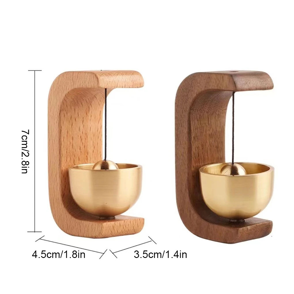 Luminel™ - Handcrafted Wooden Chime For Quiet Visitor Alerts