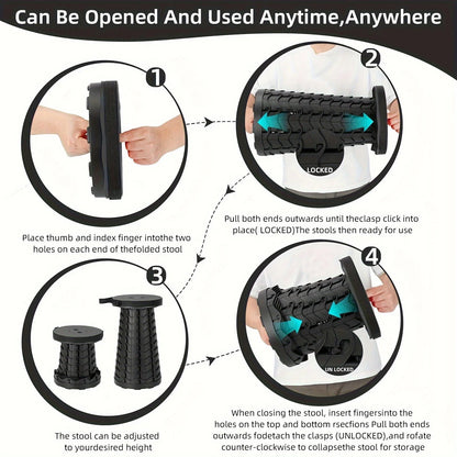 Vantara™ - Compact Telescopic Seat For Easy Outdoor Rest