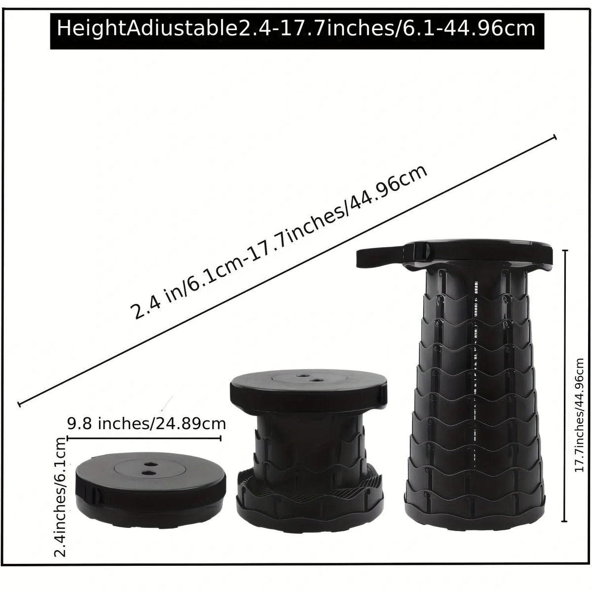 Vantara™ - Compact Telescopic Seat For Easy Outdoor Rest