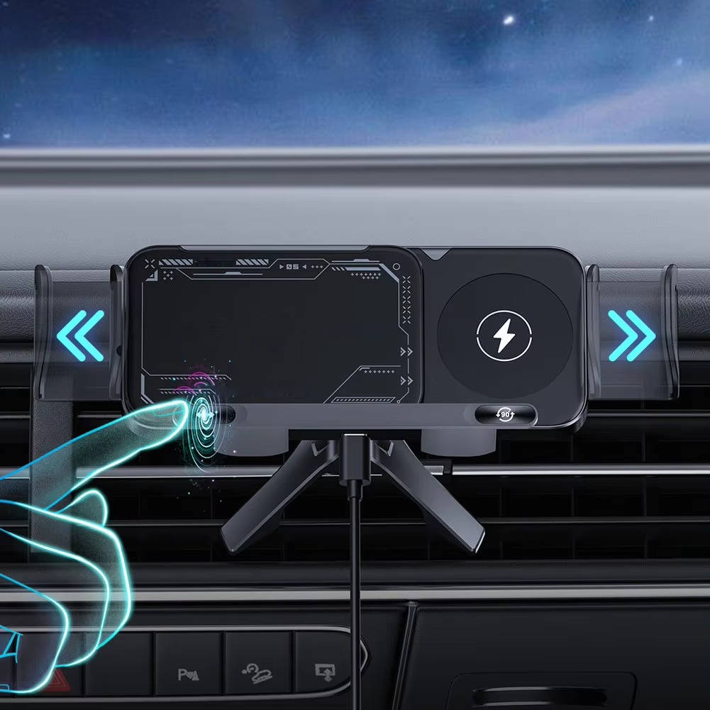 Velora™ - Motorized Phone Mount That Charges While You Drive