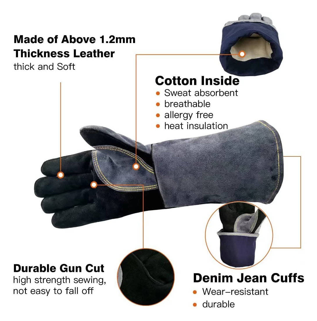 Pyrova™ - Extended Forearm Heat Protection For Grilling and Welding