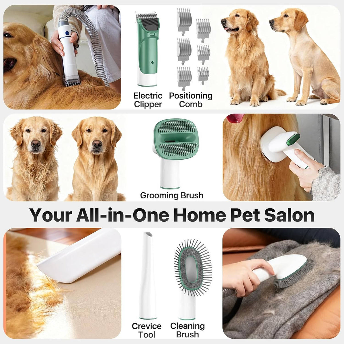 Folair™ - Quiet, Low-Mess Dog Trimming Experience