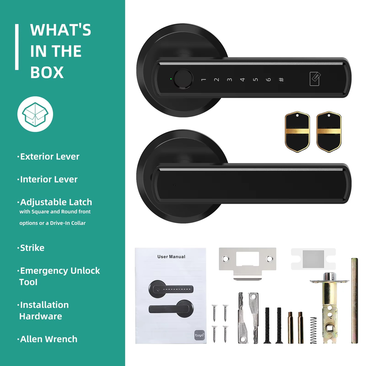 Luxon™ - Keyless Entry With Fingerprint, Code, And Fob