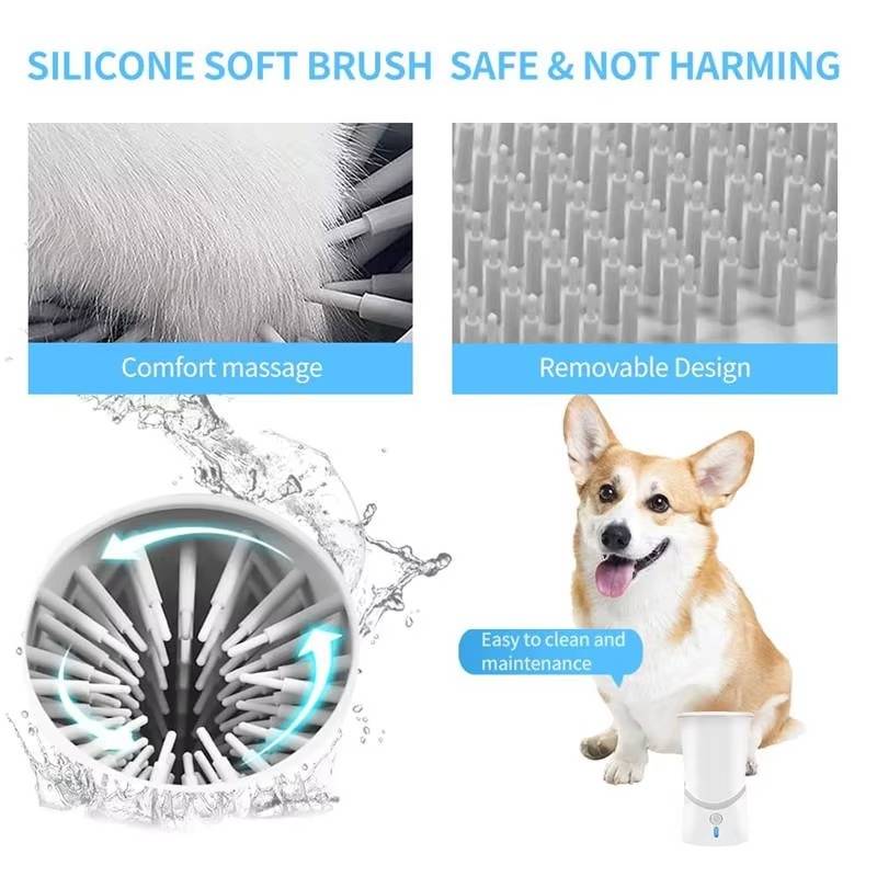 Pawlix™ - Gentle Rotating Wash For Muddy Paws