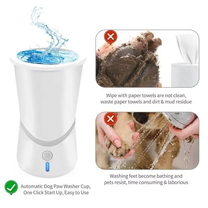 Pawlix™ - Gentle Rotating Wash For Muddy Paws