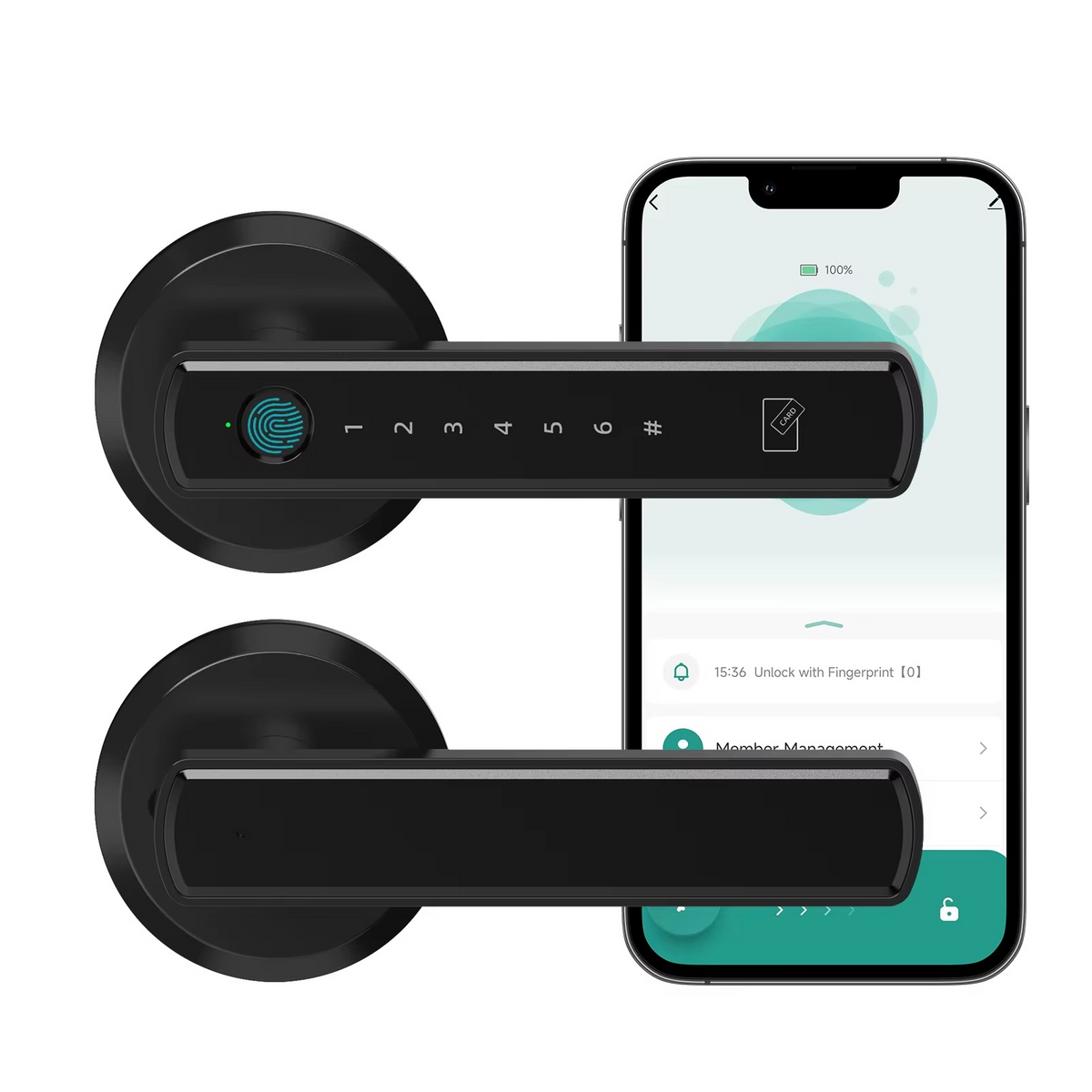 Luxon™ - Keyless Entry With Fingerprint, Code, And Fob