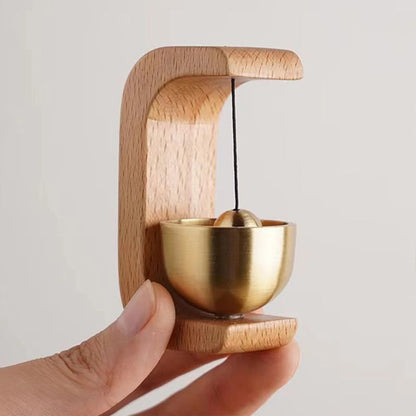 Luminel™ - Handcrafted Wooden Chime For Quiet Visitor Alerts