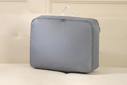Packly™ - Compresses Bulky Linens for Neat Storage