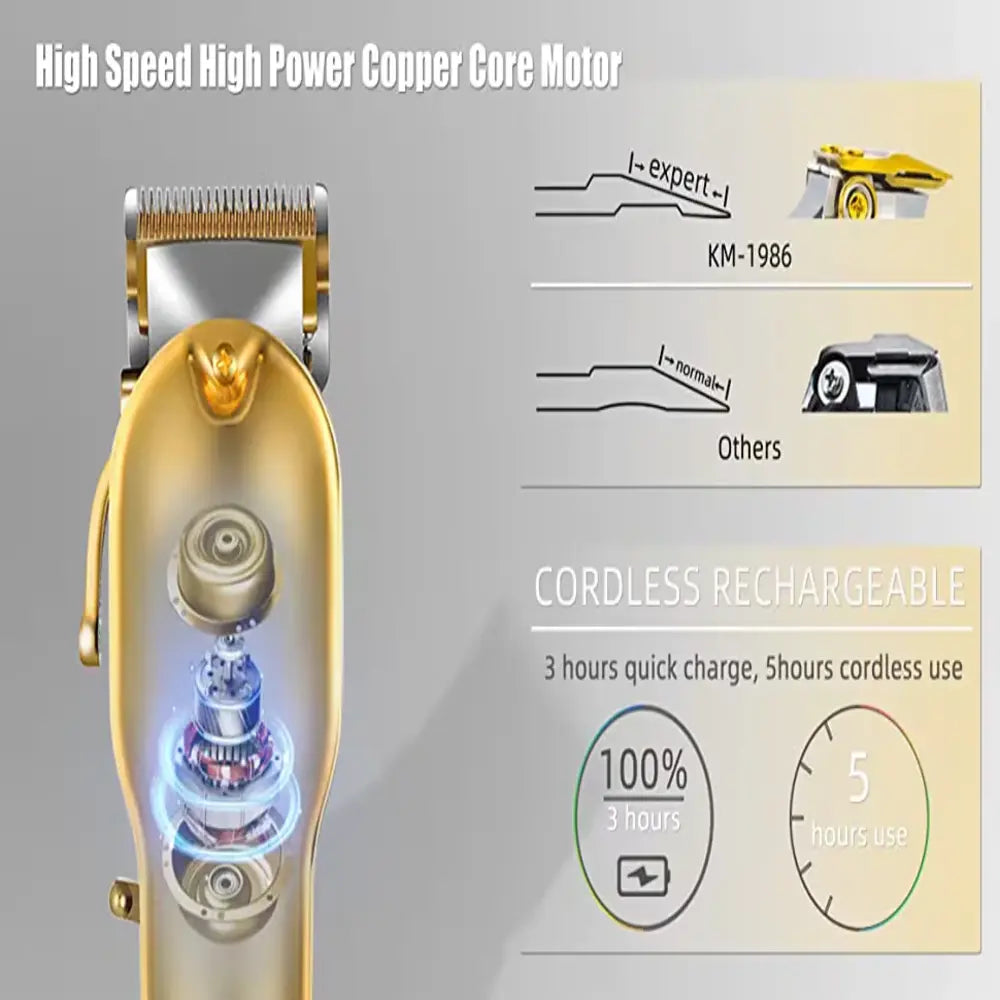 Vellon™ - Smooth Cordless Hair & Beard Trimming