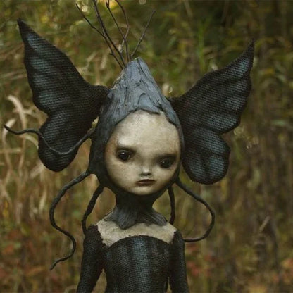 Noctiva™ - Detailed Gothic Witch Accent for Shelves