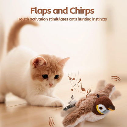 Mewlin™ - Lifelike Motion Play for Indoor Cats