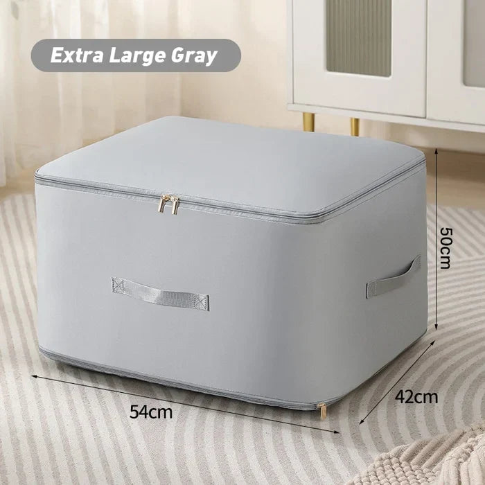 Packly™ - Compresses Bulky Linens for Neat Storage