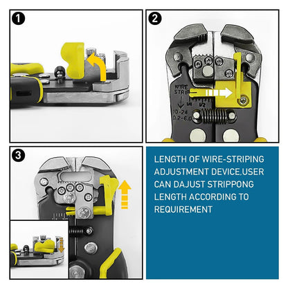 Striva™ - One-Squeeze Wire Stripping and Crimping