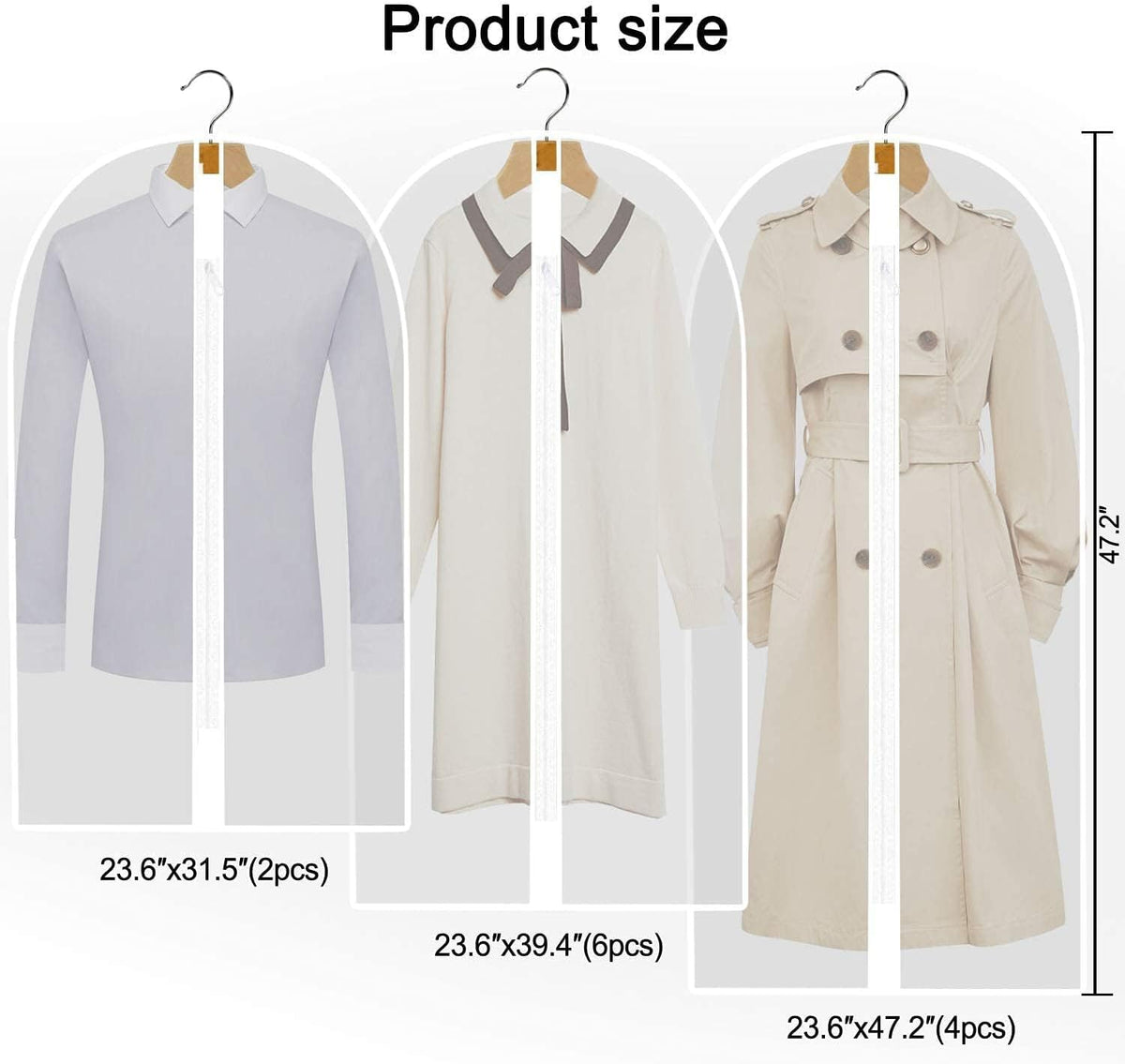 Vestra™ - Preserve Full-Length Gowns From Dust and Light