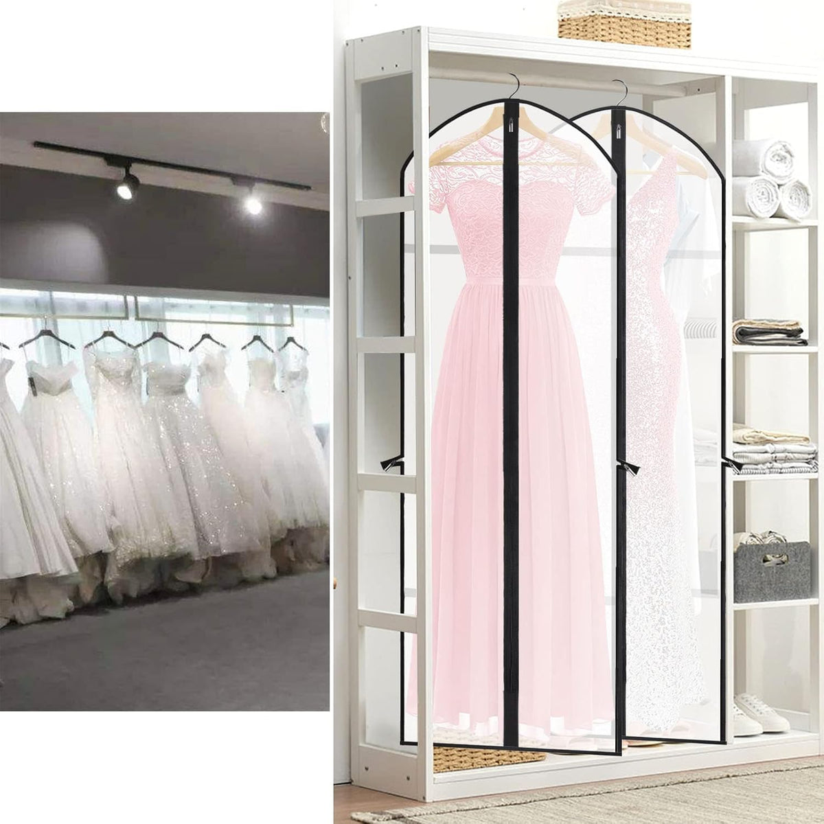 Vestra™ - Preserve Full-Length Gowns From Dust and Light