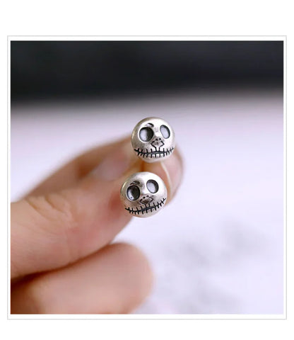 Noctura™ - Gothic Pumpkin Skull Studs For Everyday Edge
