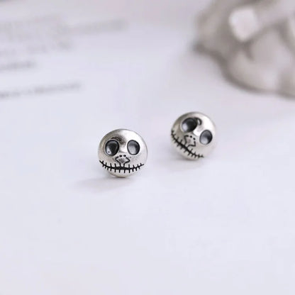 Noctura™ - Gothic Pumpkin Skull Studs For Everyday Edge