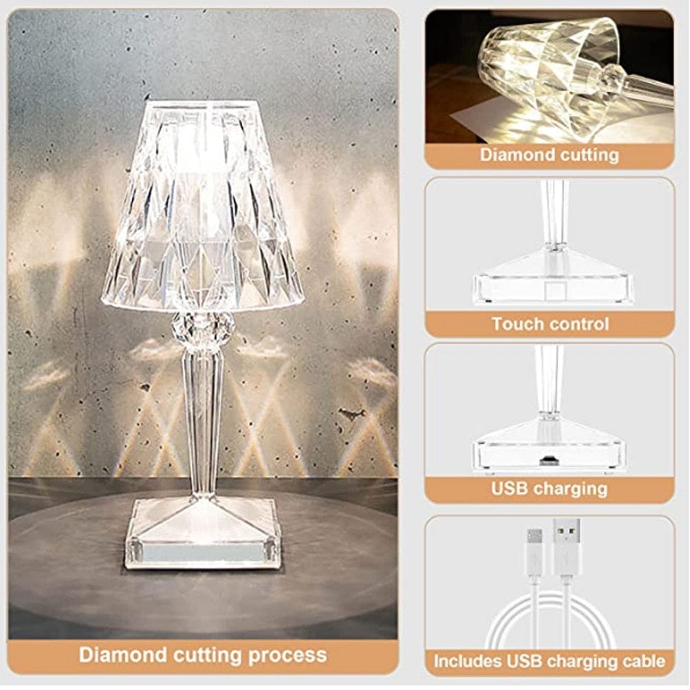 Lustra™ - Soft Diamond Glow for Desk and Bedside