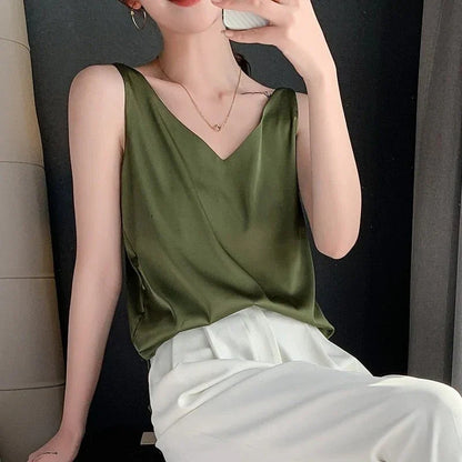 Vellia™ - Silky-Finished Tank For Effortless Everyday Wear