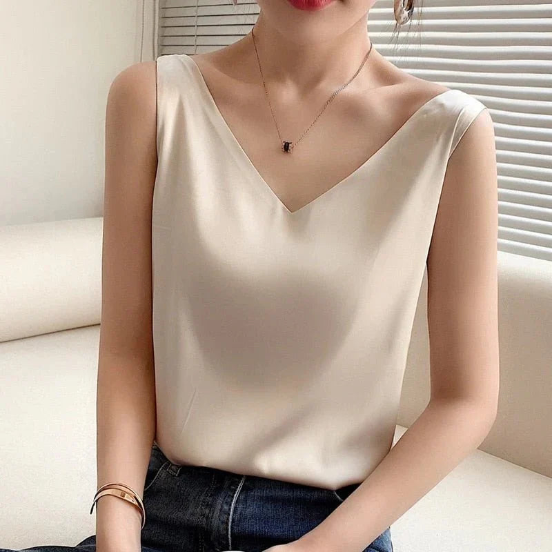 Vellia™ - Silky-Finished Tank For Effortless Everyday Wear