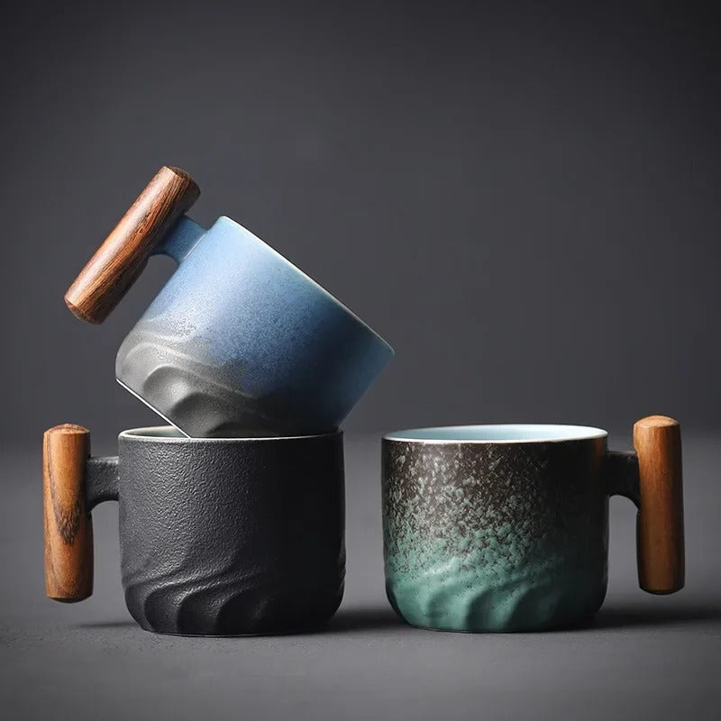 Solenne™ - Cool-Touch Wooden Handle for Espresso
