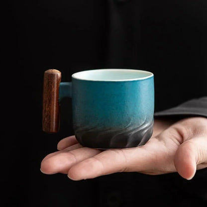Solenne™ - Cool-Touch Wooden Handle for Espresso